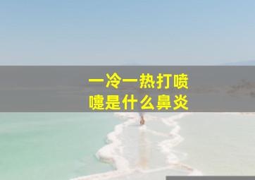 一冷一热打喷嚏是什么鼻炎