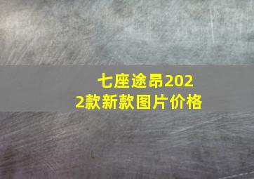 七座途昂2022款新款图片价格