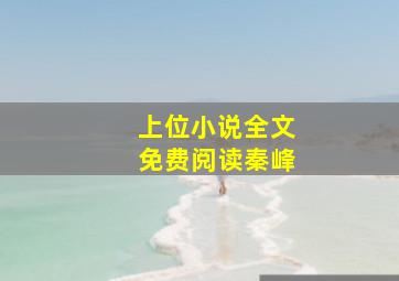 上位小说全文免费阅读秦峰