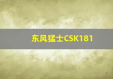 东风猛士CSK181