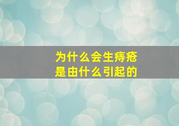 为什么会生痔疮是由什么引起的