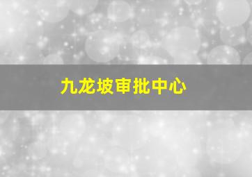 九龙坡审批中心