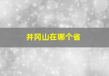 井冈山在哪个省