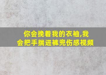 你会挽着我的衣袖,我会把手揣进裤兜伤感视频