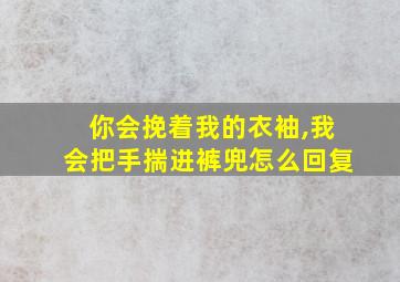 你会挽着我的衣袖,我会把手揣进裤兜怎么回复