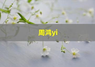 周鸿yi