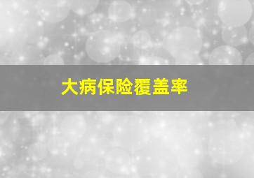 大病保险覆盖率