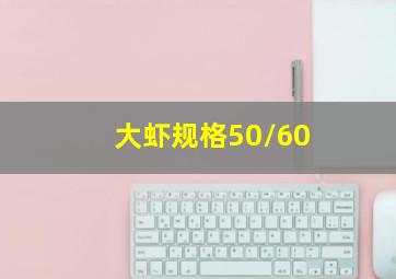 大虾规格50/60