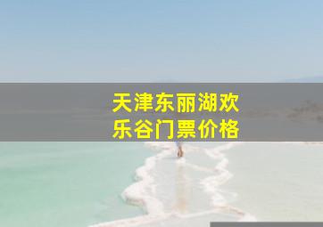 天津东丽湖欢乐谷门票价格