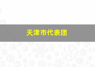 天津市代表团