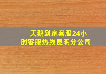 天鹅到家客服24小时客服热线昆明分公司