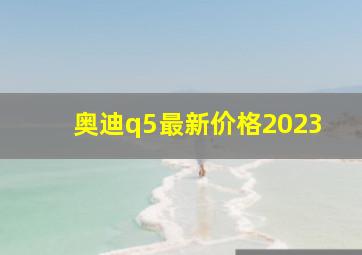 奥迪q5最新价格2023