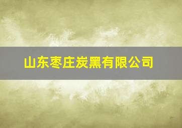 山东枣庄炭黑有限公司