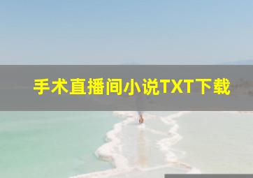 手术直播间小说TXT下载