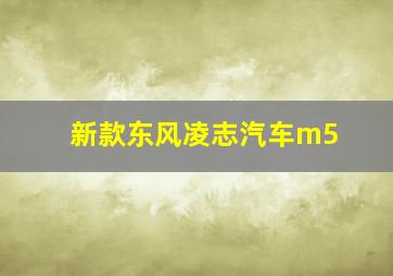 新款东风凌志汽车m5