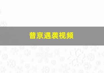 普京遇袭视频