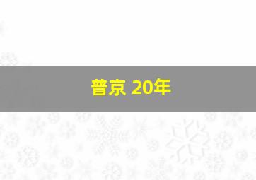 普京 20年