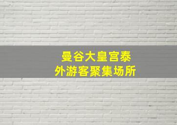 曼谷大皇宫泰外游客聚集场所