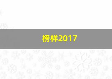 榜样2017