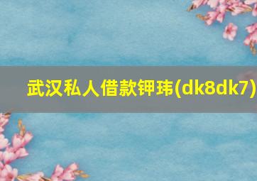 武汉私人借款钾玮(dk8dk7)