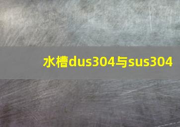 水槽dus304与sus304