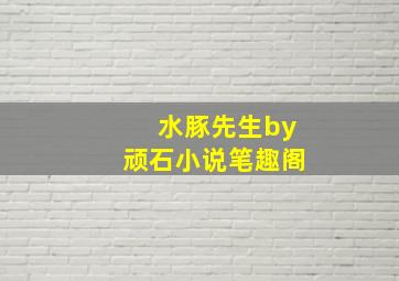 水豚先生by顽石小说笔趣阁