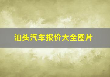 汕头汽车报价大全图片