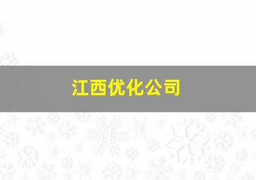 江西优化公司