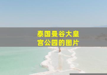 泰国曼谷大皇宫公园的图片