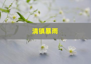 清镇暴雨