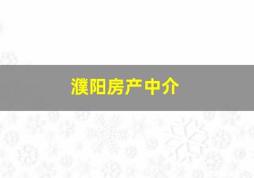 濮阳房产中介