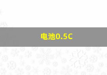 电池0.5C