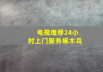 电视维修24小时上门服务啄木鸟