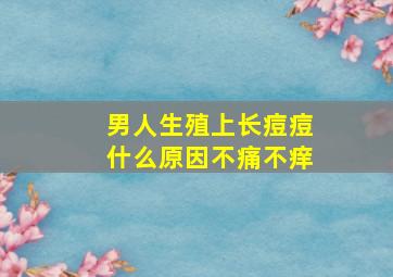 男人生殖上长痘痘什么原因不痛不痒