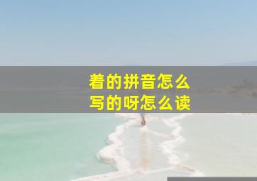 着的拼音怎么写的呀怎么读