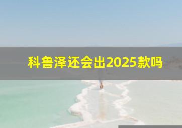 科鲁泽还会出2025款吗