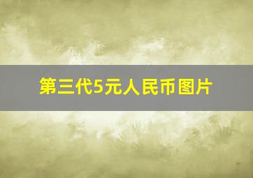 第三代5元人民币图片