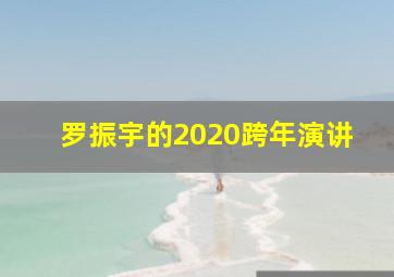 罗振宇的2020跨年演讲