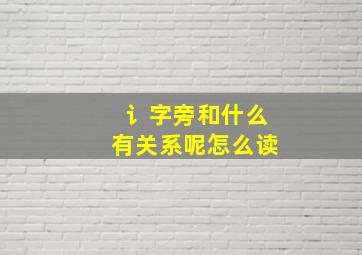 讠字旁和什么有关系呢怎么读