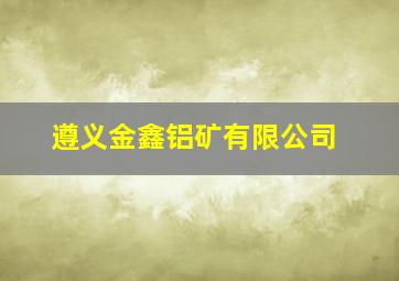 遵义金鑫铝矿有限公司