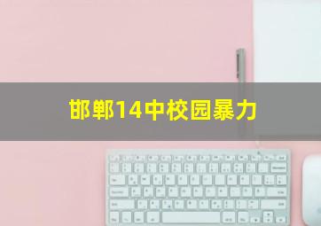 邯郸14中校园暴力