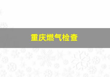 重庆燃气检查