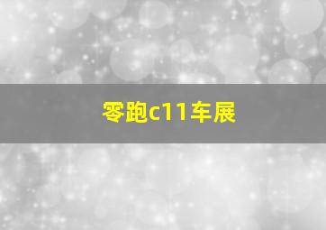 零跑c11车展