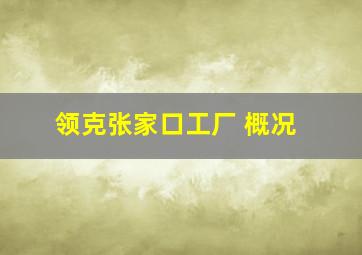 领克张家口工厂 概况