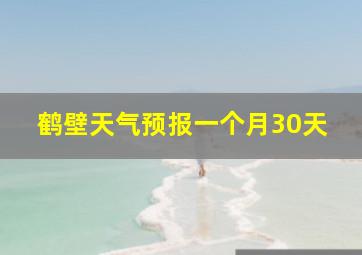 鹤壁天气预报一个月30天