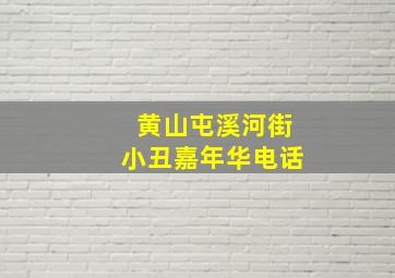 黄山屯溪河街小丑嘉年华电话