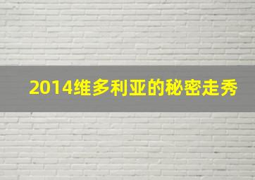 2014维多利亚的秘密走秀