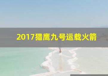 2017猎鹰九号运载火箭