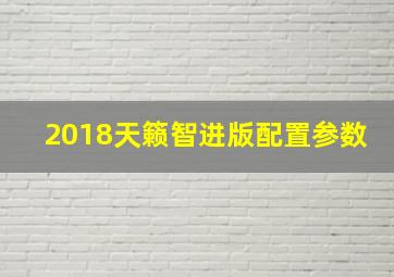 2018天籁智进版配置参数