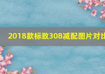 2018款标致308减配图片对比